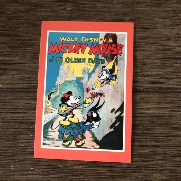 Disney Classic Movie Poster Postcards: Mickey Mouse and Minnie Mouse 4 pack - Picture 5 of 6